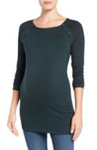 Women's Lab40 'ryan' Maternity/nursing Top - Green