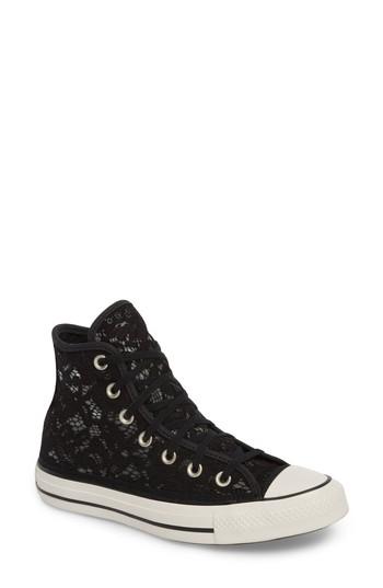 Women's Converse Chuck Taylor All Star Lace High-top Sneaker M - Black
