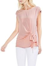 Women's Vince Camuto Tie Front Blouse, Size - Pink
