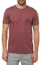 Men's O'neill Record Graphic Pocket T-shirt - Burgundy