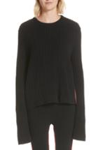 Women's Calvin Klein 205w39nyc Side Stripe Wool Blend Sweater - Black