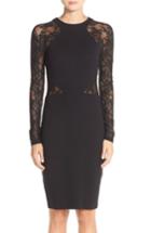 Women's French Connection 'viven' Lace & Jersey Sheath Dress