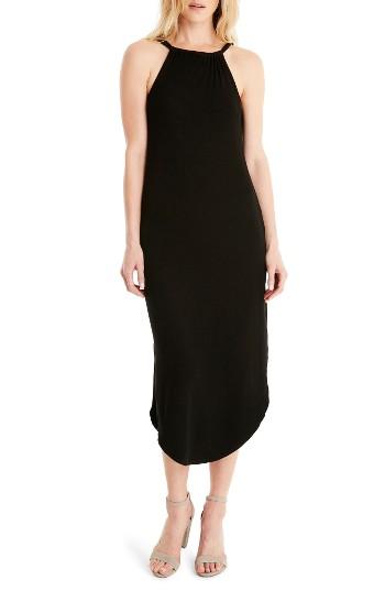 Women's Michael Stars Front To Back Midi Dress - Black