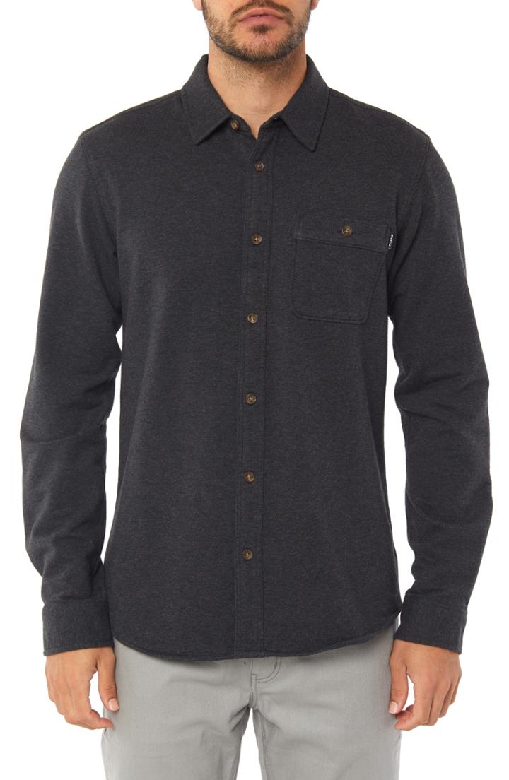 Men's O'neill Anton Long Sleeve Shirt - Grey