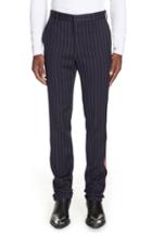 Men's Calvin Klein 205w39nyc Stripe Uniform Pants Eu - Blue