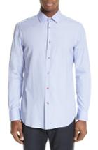 Men's Paul Smith Charm Button Sport Shirt .5 - Blue