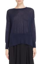 Women's Y's By Yohji Yamamoto Diagonal Panel Sweater