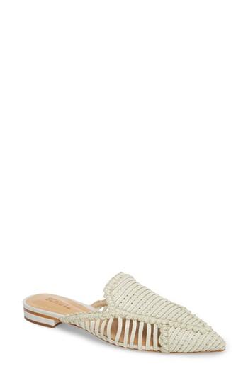 Women's Schutz Marli Huarache Mule .5 M - White