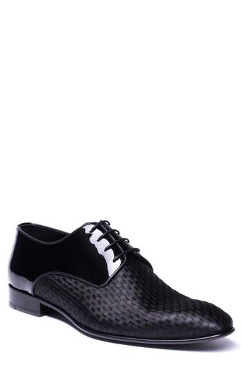 Men's Jared Lang Marco Checkerboard Derby Eu - Black