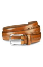 Men's Allen Edmonds Cambridge Ave Leather Belt - Walnut