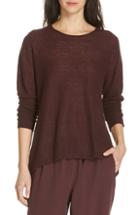 Women's Eileen Fisher Organic Linen Tunic - Purple