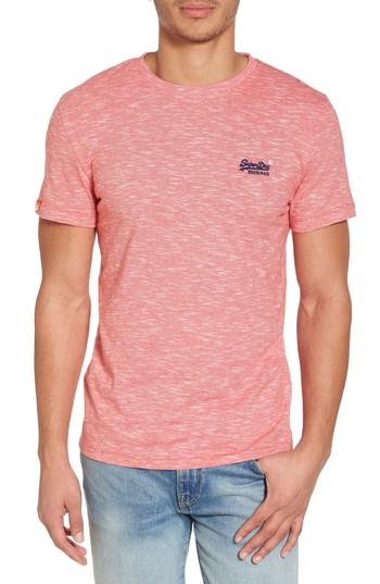 Men's Superdry Orange Label Vintage T-shirt - Red