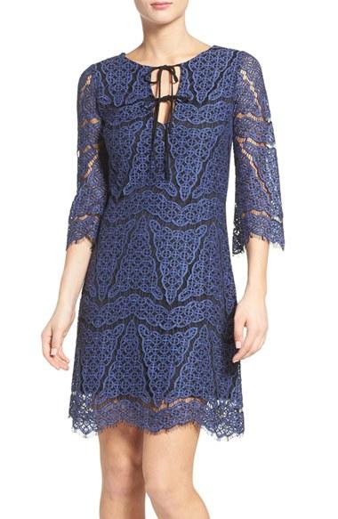 Women's Nsr Delicate Lace Shift Dress