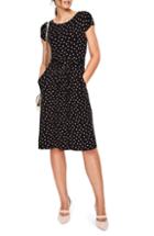 Women's Boden Amelie Print Jersey Dress - Black