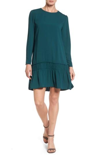 Women's Halogen Drop Waist Dress - Green