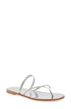 Women's Pedro Garcia 'ilsa' Crystal Sandal .5us / 38.5eu - Metallic