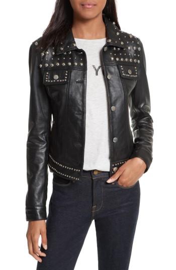Women's Rebecca Minkoff Annatto Leather Jacket - Black
