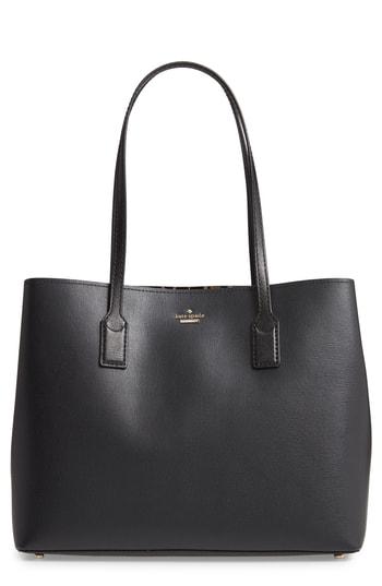 Kate Spade New York Hadley Road Dina Leather Shoulder/crossbody Bag - Black