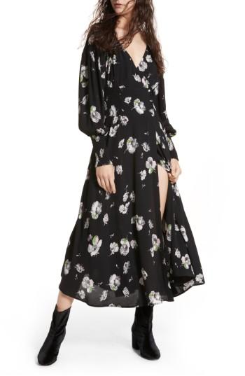 Women's Free People So Sweetly Midi Dress - Black