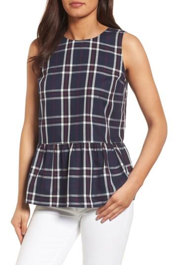 Women's Halogen Bow Back Peplum Top