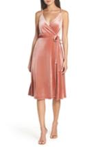 Women's Ali & Jay Baby Love Velvet Wrap Dress - Pink