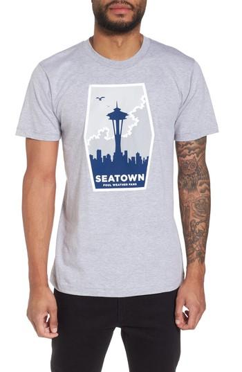 Men's Casual Industrees Foul Weather Fans T-shirt - Grey