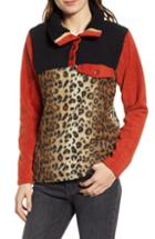Women's Donni Tri Fleece Pullover - Brown