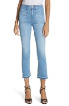 Women's Veronica Beard Carolyn Crop Baby Boot Jeans - Blue