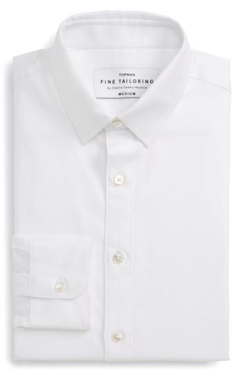 Men's Charlie Casely-hayford X Topman Skinny Fit Dress Shirt, Size - White