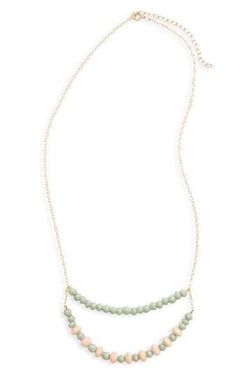 Women's 31 Bits Agave Duo Beaded Necklace