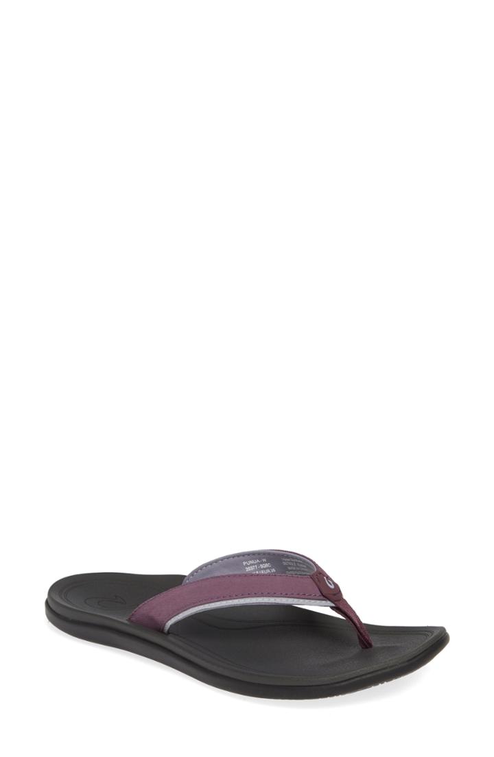 Women's Olukai Punua Flip Flop M - Purple