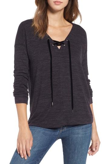 Women's Rails Leigh Lace Up Top