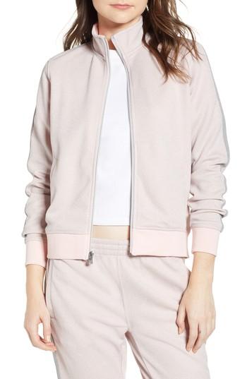 Women's Converse X Miley Cyrus Glitter Track Jacket - Pink