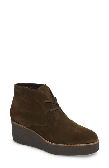 Women's Aquatalia Valeriee Wedge Bootie .5 M - Green