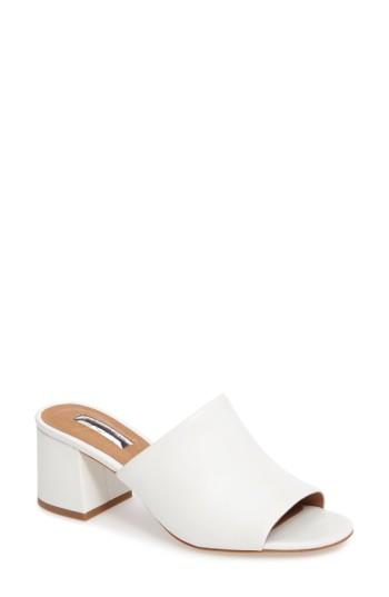 Women's Halogen Freda Slide Sandal .5 M - White