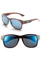 Women's Smith 'wayward' 54mm Polarized Sunglasses - Havana/ Polar Blue Mirror