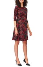 Women's Leota 'simone' Empire Waist Jersey Maternity Dress - Red