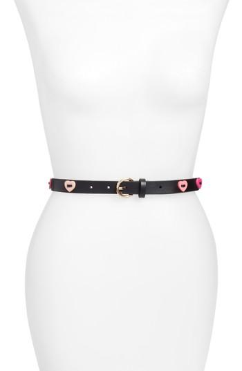 Women's Kate Spade New York Heart Leather Belt
