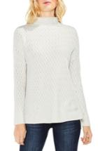 Women's Two By Vince Camuto Cable Mock Neck Sweater, Size - White