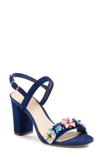 Women's Bp. Lula Block Heel Slingback Sandal .5 M - Blue