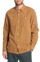 Men's Vans Durhamd Ombre Plaid Sport Shirt
