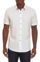 Men's Robert Graham Cullen Fit Sport Shirt, Size Small - White