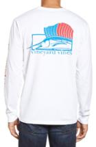 Men's Vineyard Vines American Sailfish Graphic T-shirt, Size - White