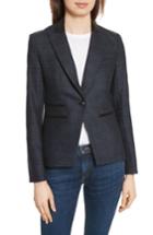 Women's Veronica Beard Gia Peak Lapel Blazer - Blue
