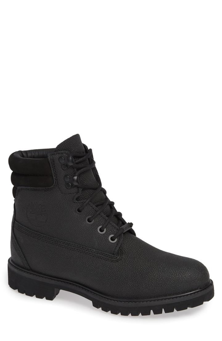 Men's Timberland X Wings + Horns Plain Toe Boot M - Black