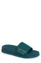 Men's Calvin Klein Mackee Slide Sandal M - Blue/green