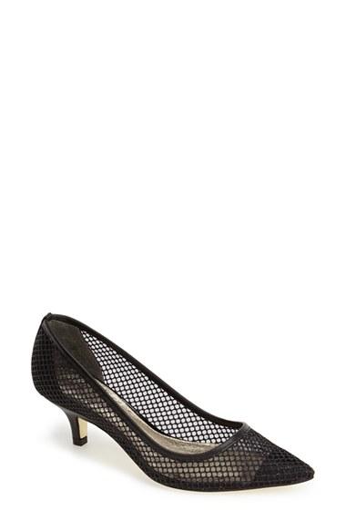 Women's Adrianna Papell 'lois' Mesh Pump M - Black