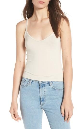 Women's Hinge V-neck Camisole - Beige