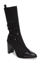 Women's Stuart Weitzman Sockhop Embellished Boot .5 M - Black