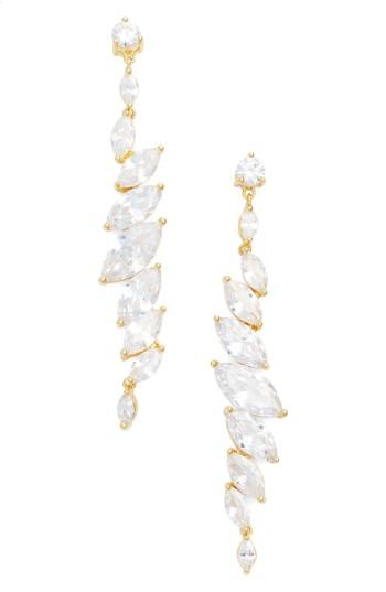 Women's Cz By Kenneth Jay Lane Crystal Drop Earrings